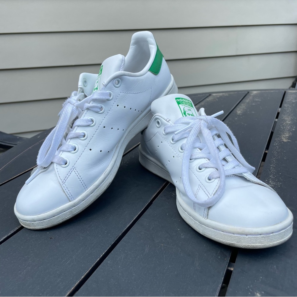 Adidas Stan Smith White Green Size US Men's 7